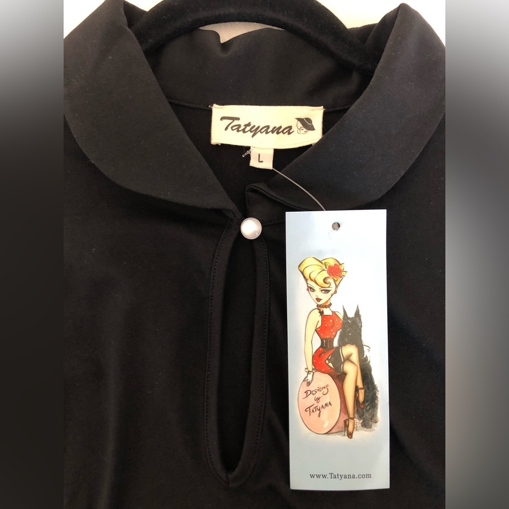 Tatyana Keynote Black Blouse - Picture 6 of 7